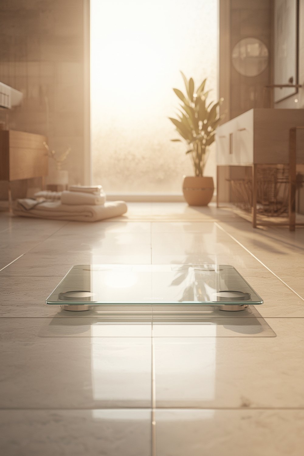 bathroom scale product view