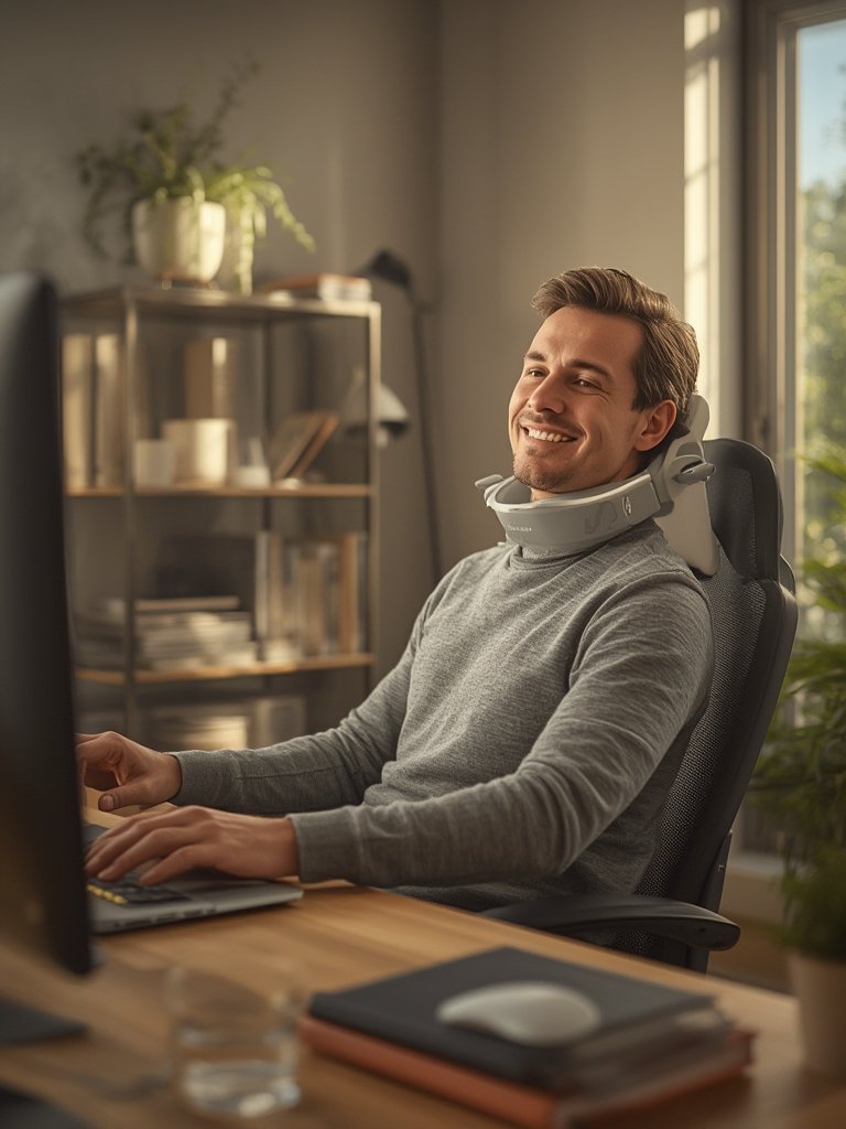 cervical neck traction device home use