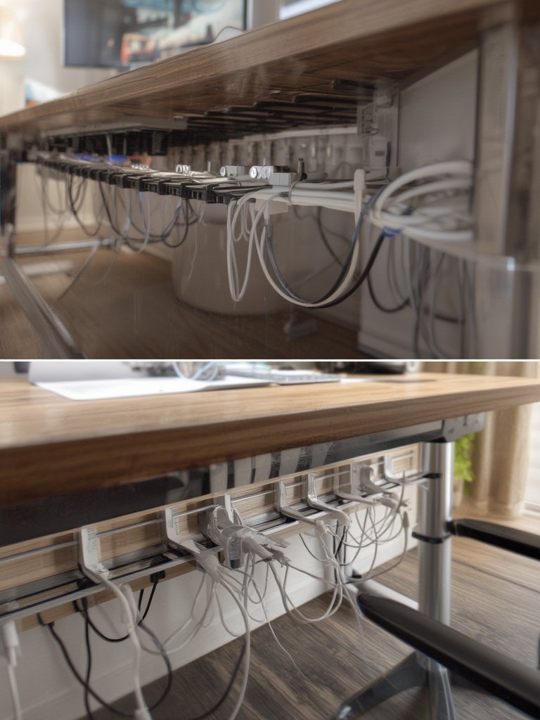 cable organizer in action