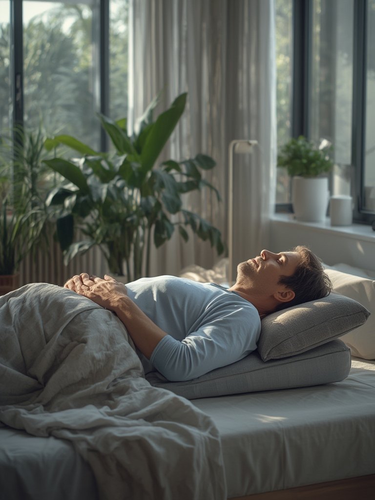 ergonomic bed wedge pillow sleep apnea