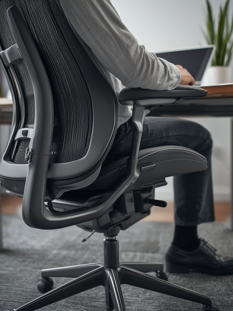 office chair in action