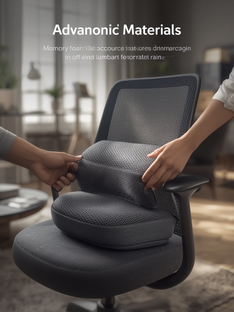 ergonomic lumbar support cushion