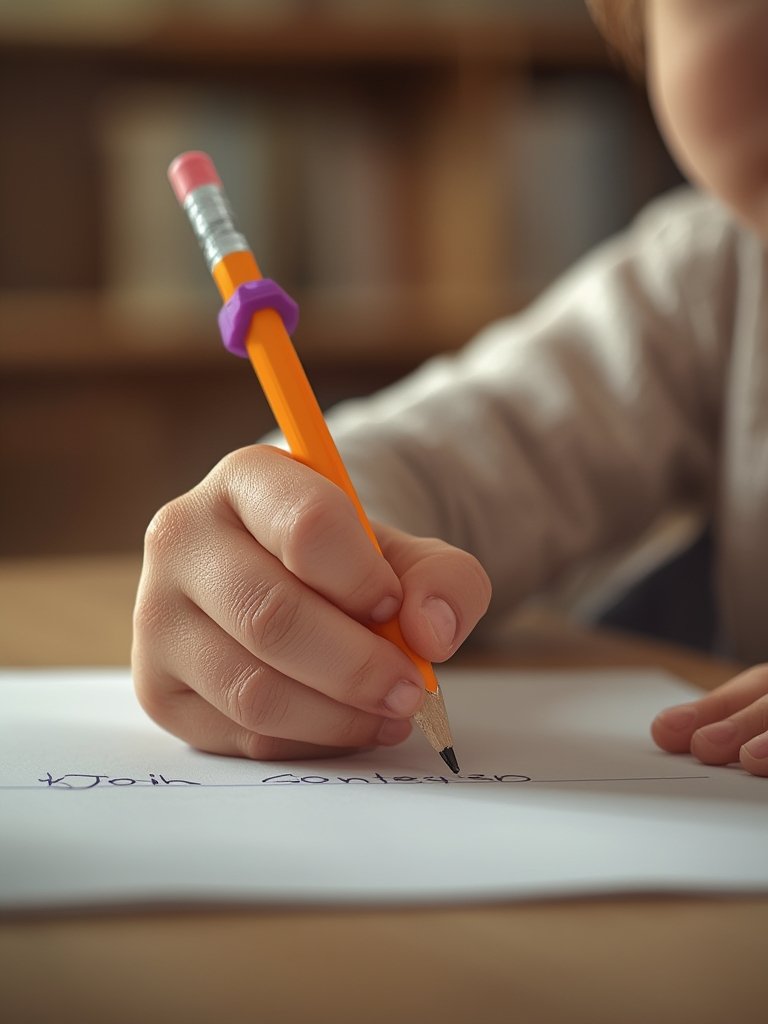 Best Pencil Gripper for Arthritis and Better Handwriting (2026) 2 pencil gripper in action