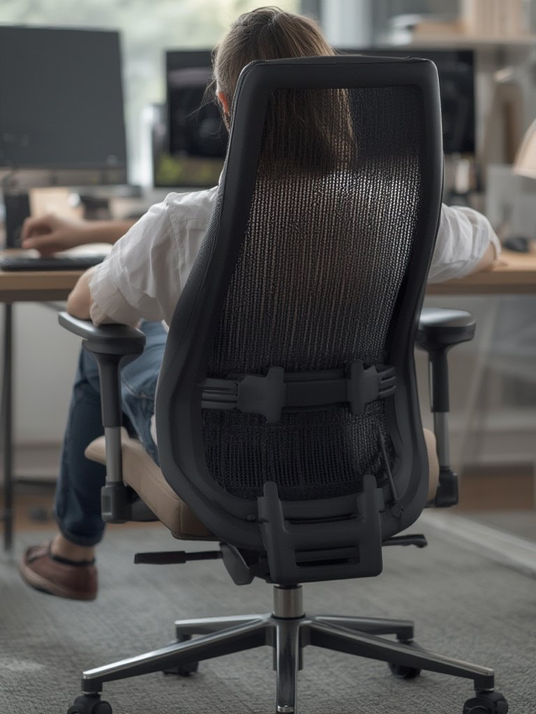 Best Ergonomic Chair for Back Pain and Long Hours (2026) 2 ergonomic chair in action