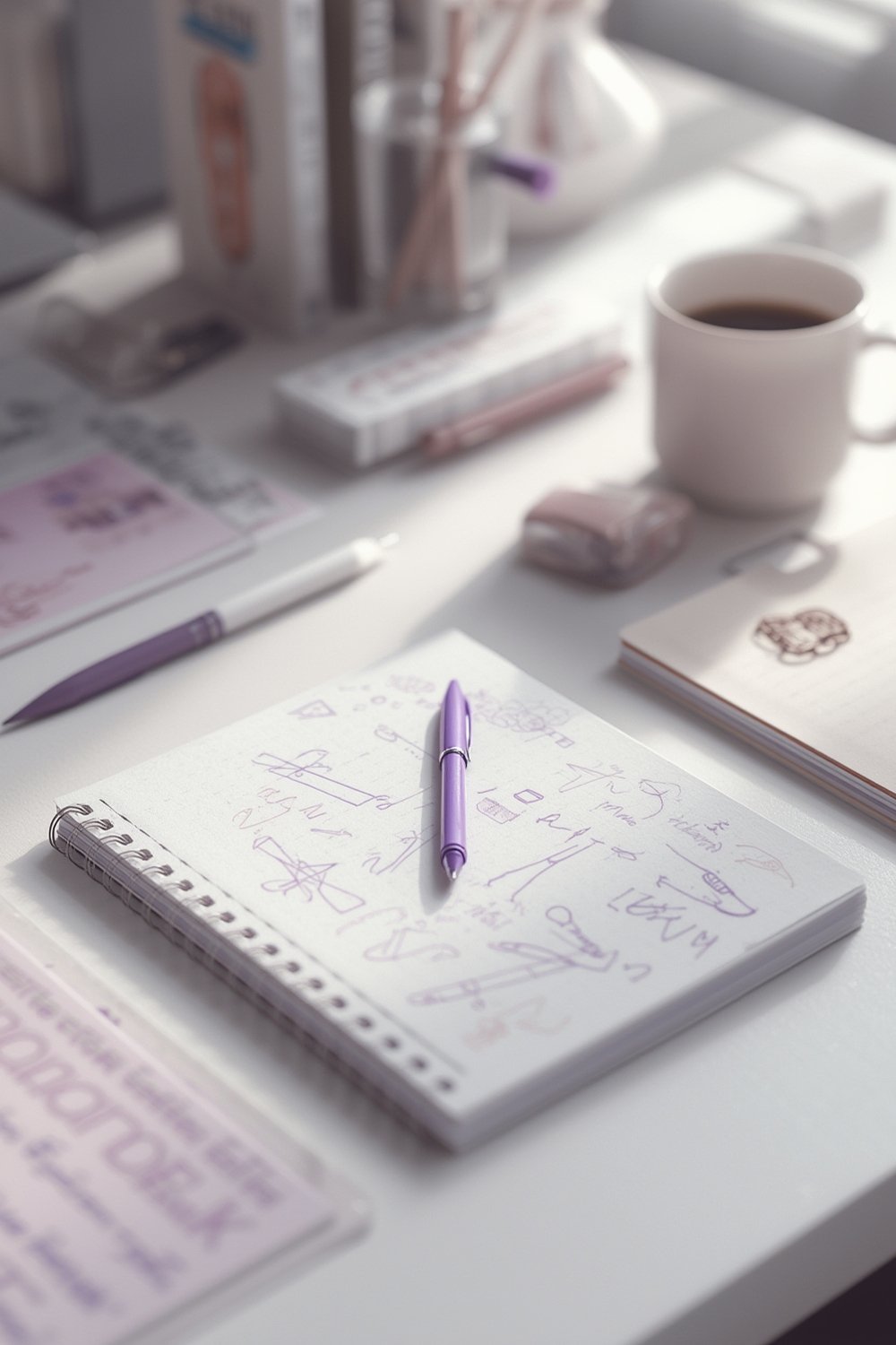 Best Easy Grip Pens for Arthritis and Comfortable Writing (2026) 1 Purple Pen product view
