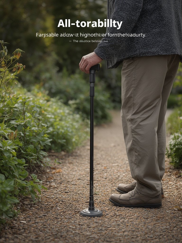 Best Folding Cane for Seniors and Easy Walking Support (2026) 2 folding cane in action