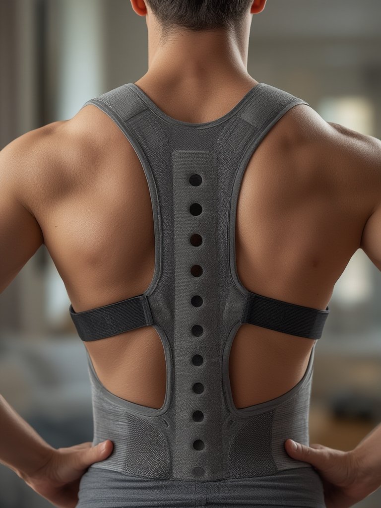 Best Posture Corrector for Back Pain and Slouching (2026) 2 posture corrector in action