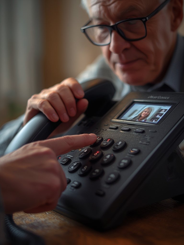 Best Senior Phone for Easy Use and Large Button Calling (2026) 2 senior phone in action
