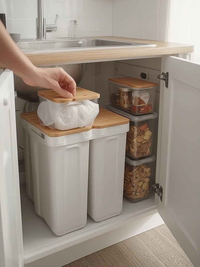 Best Trash Organizer for Easy Waste Sorting and Home Organization (2026) 2 trash organizer in action