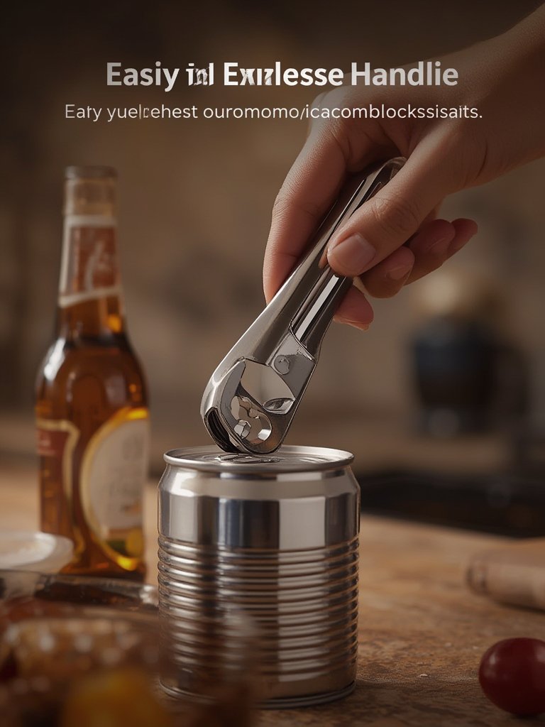 manual canopener in action