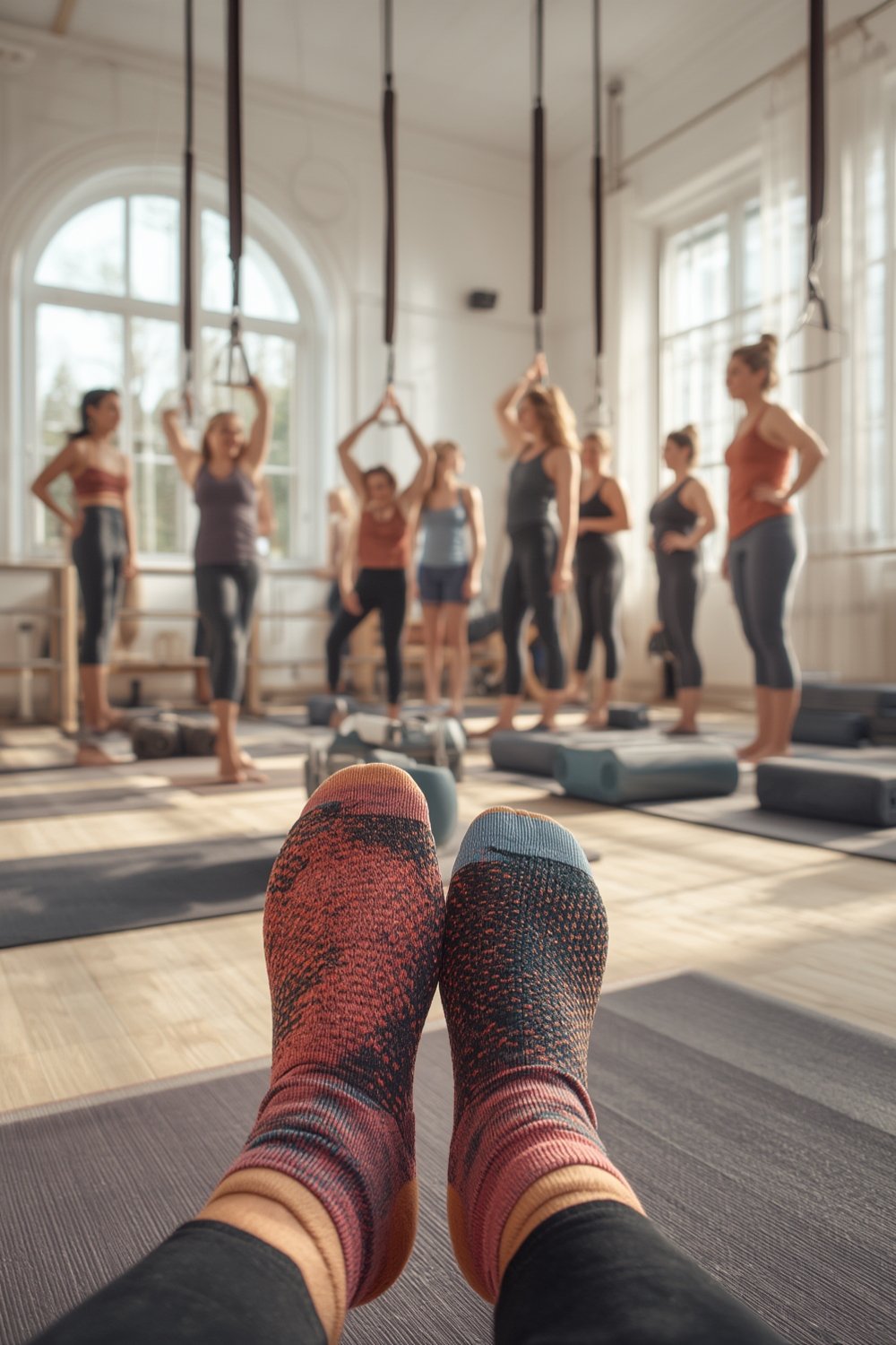 pilates socks product view