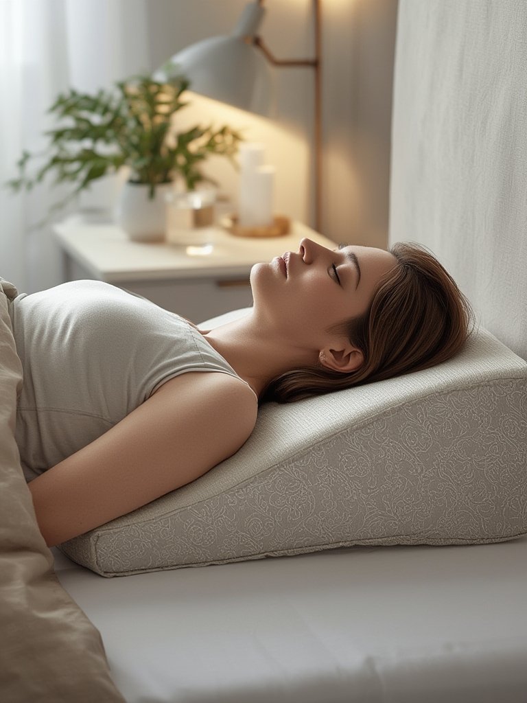 Best Wedge Pillow for Acid Reflux and Back Pain (2026) 2 wedge pillow in action