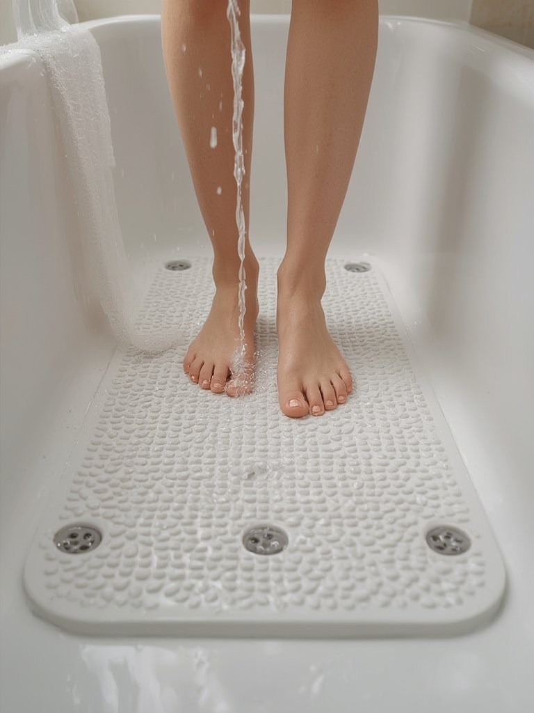 Bathtub Mat in action