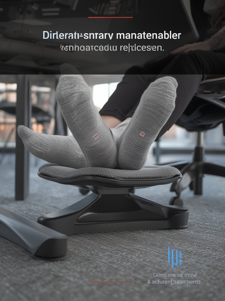 Best Foot Rest for Under Desk Comfort and Posture (2026) 2 foot rest in action