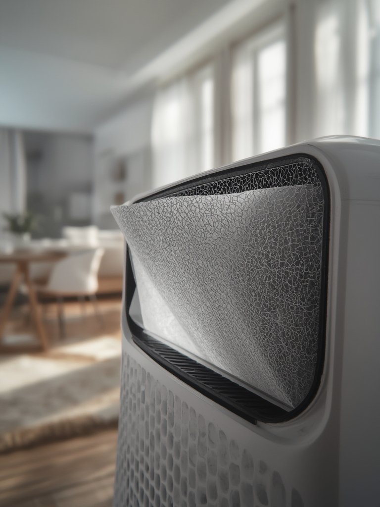 HEPA filter in action