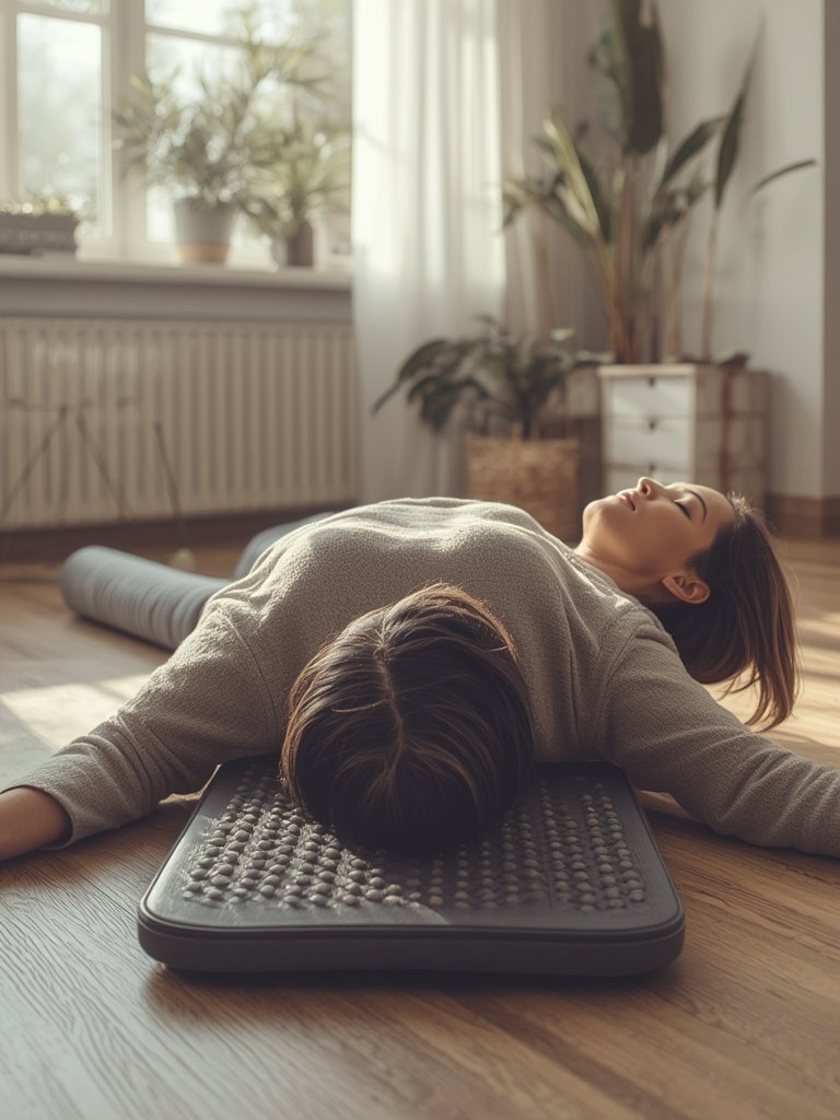 Best Lumbar Stretcher for Lower Back Pain Relief (2026) 2 lumbar stretcher in action