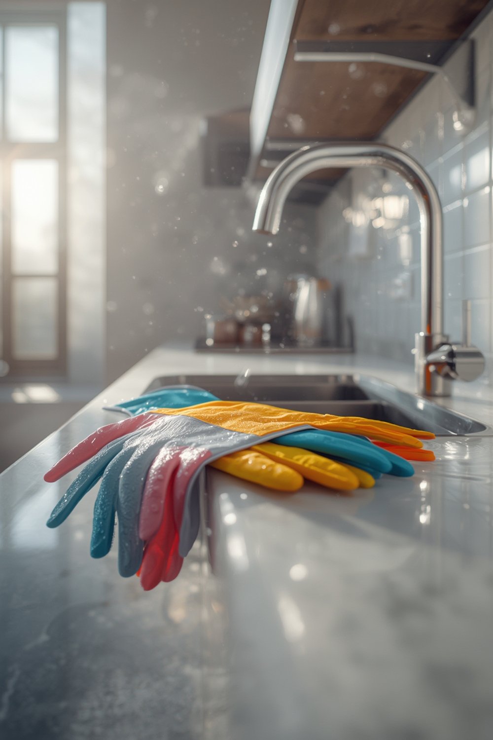 Best Cleaning Gloves for Easy Grip and Kitchen or Bathroom Use (2026) 1 cleaning gloves product view
