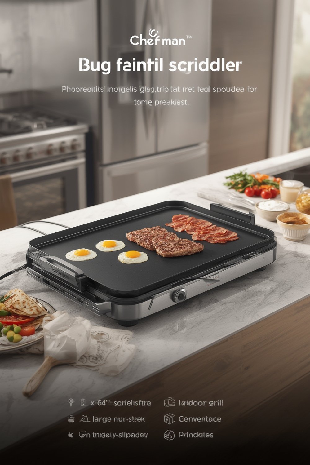 Best Electric Griddle for Easy Cooking and Family Breakfast (2026) 1 electric griddle product view