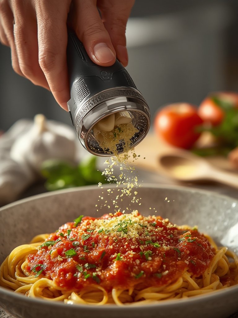 Best Garlic Press for Easy One Hand Use and Arthritis (2026) 2 garlic press in action
