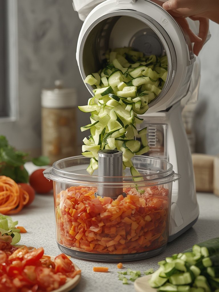 Best Vegetable Chopper for Fast and Easy Meal Prep (2026) 2 vegetable chopper in action