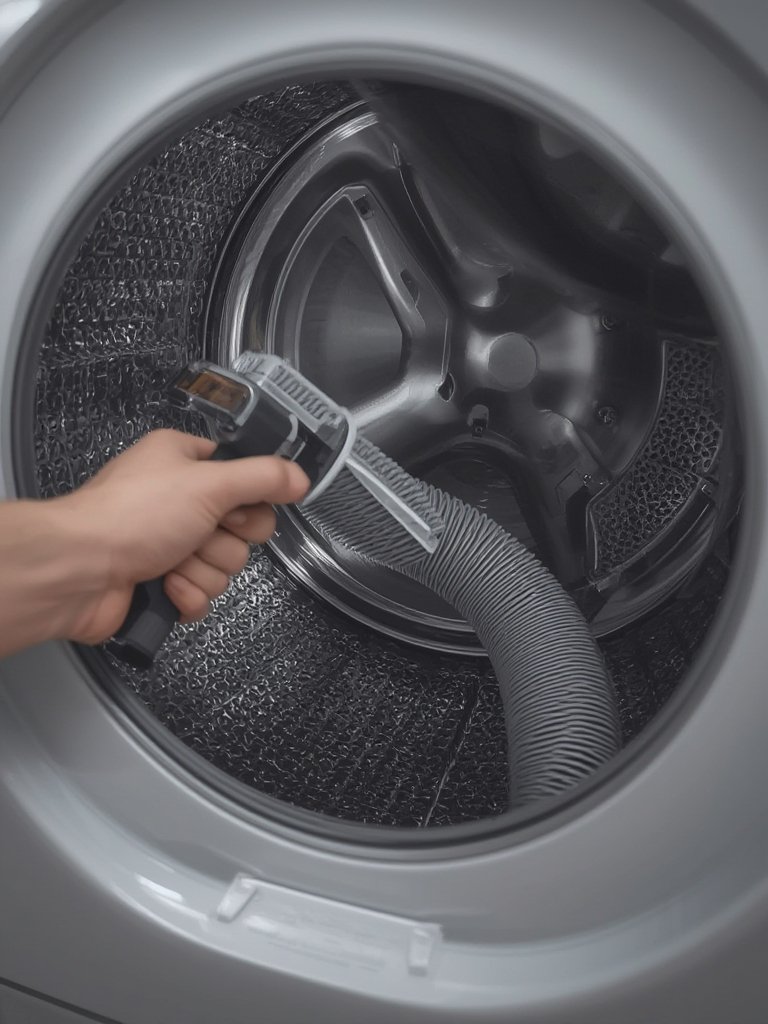 dryer vent in action