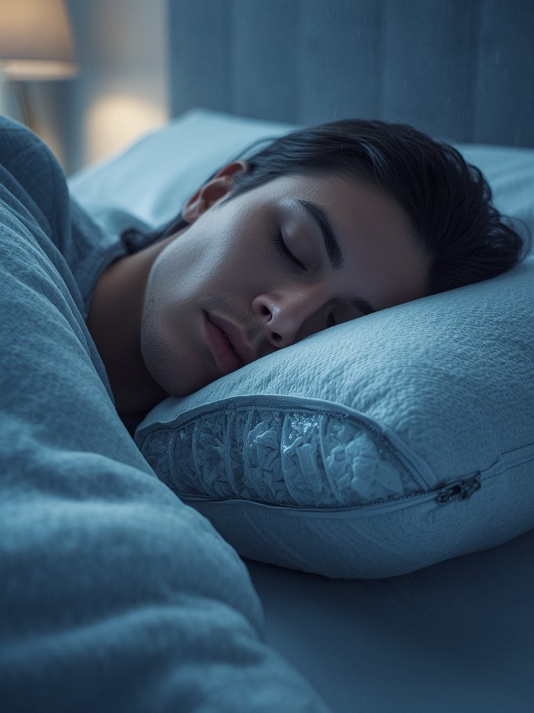 Best Cooling Pillow for Hot Sleepers and Night Sweats (2026) 2 cooling pillow in action