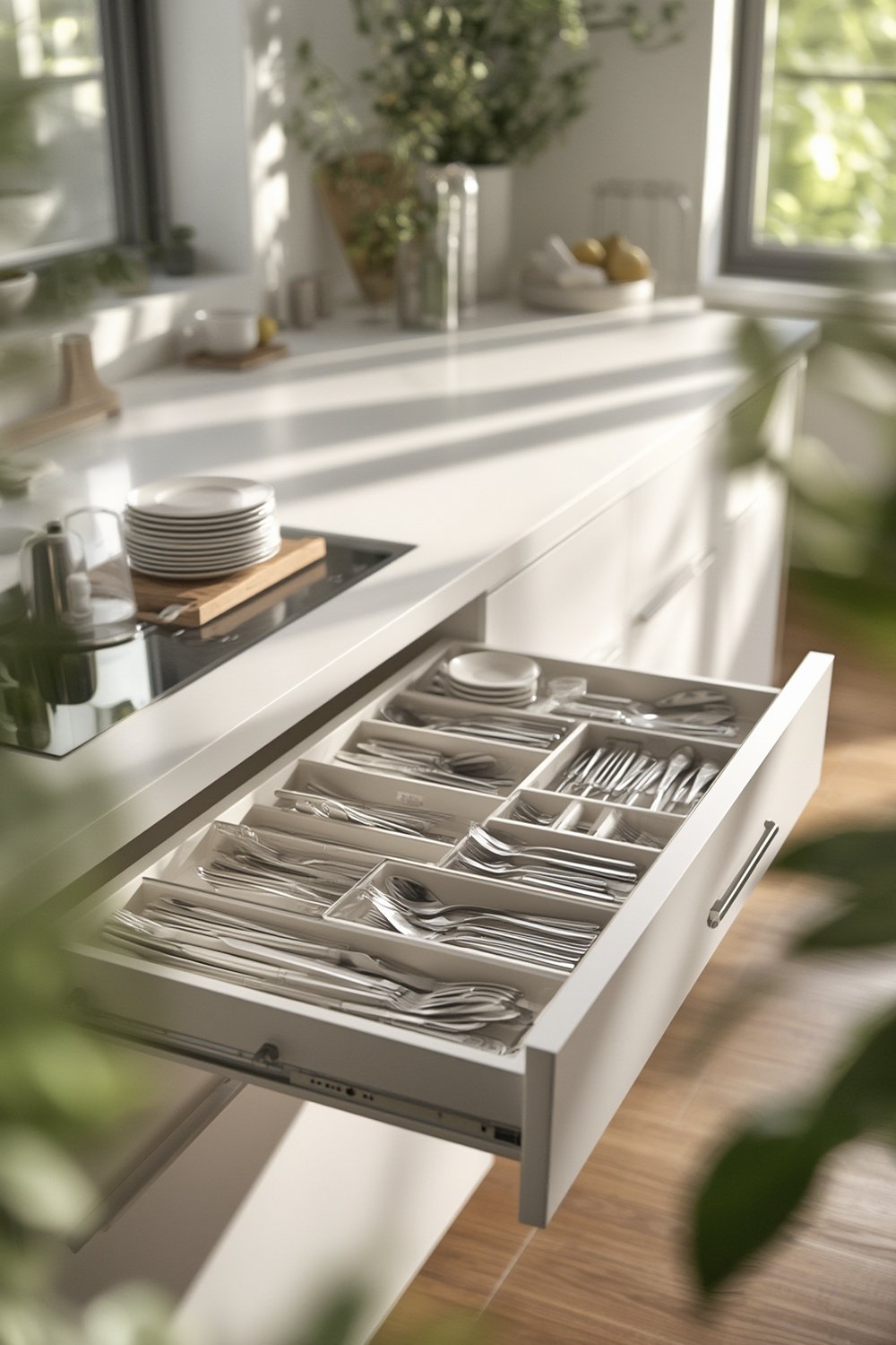 Best Silverware Organizer for Easy Access and Kitchen Drawer Organization (2026) 1 silverware organizer product view