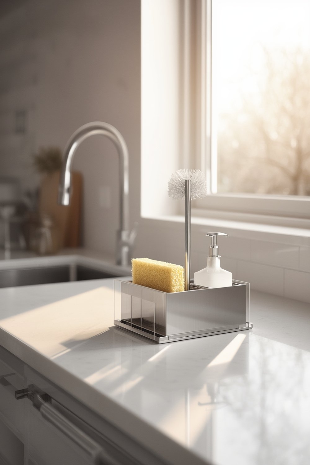 Best Sponge Holder for Easy Drying and Kitchen Sink Organization (2026) 1 sponge holder product view