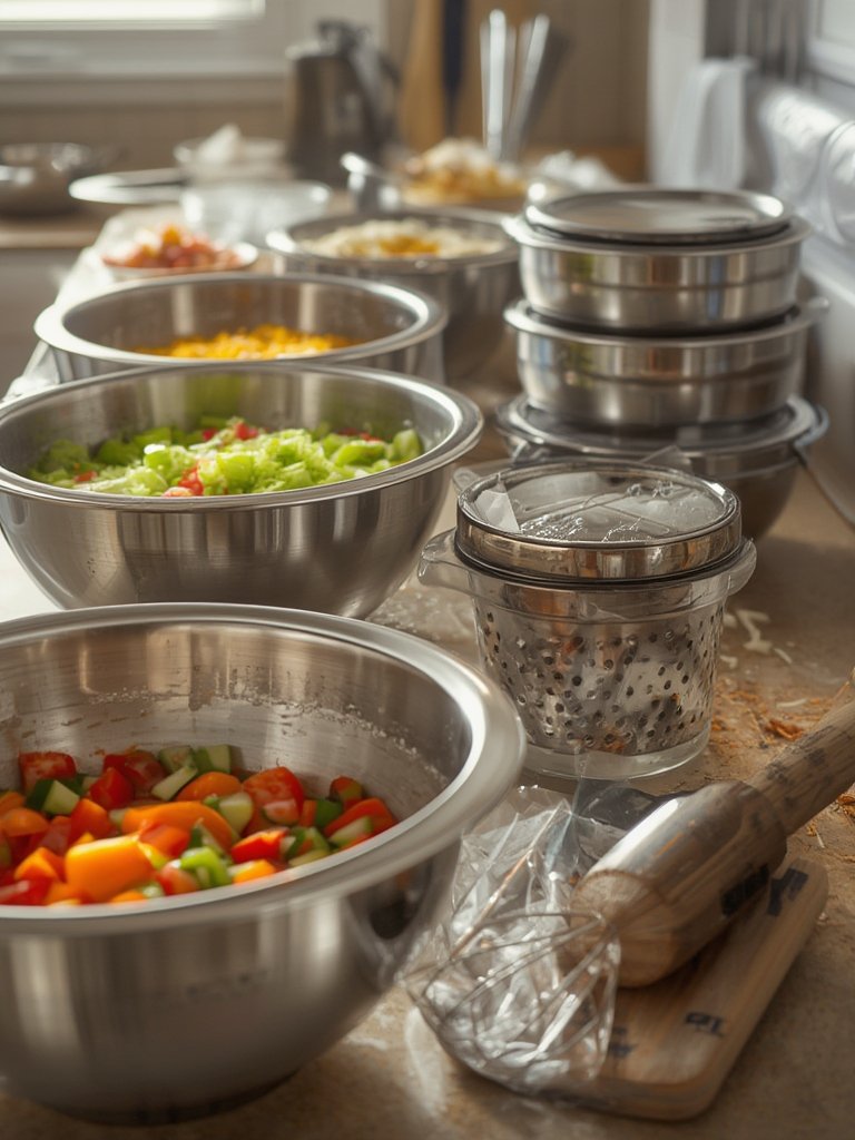 Best Mixing Bowls for Easy Grip and Kitchen Baking Use (2026) 2 mixing bowls in action