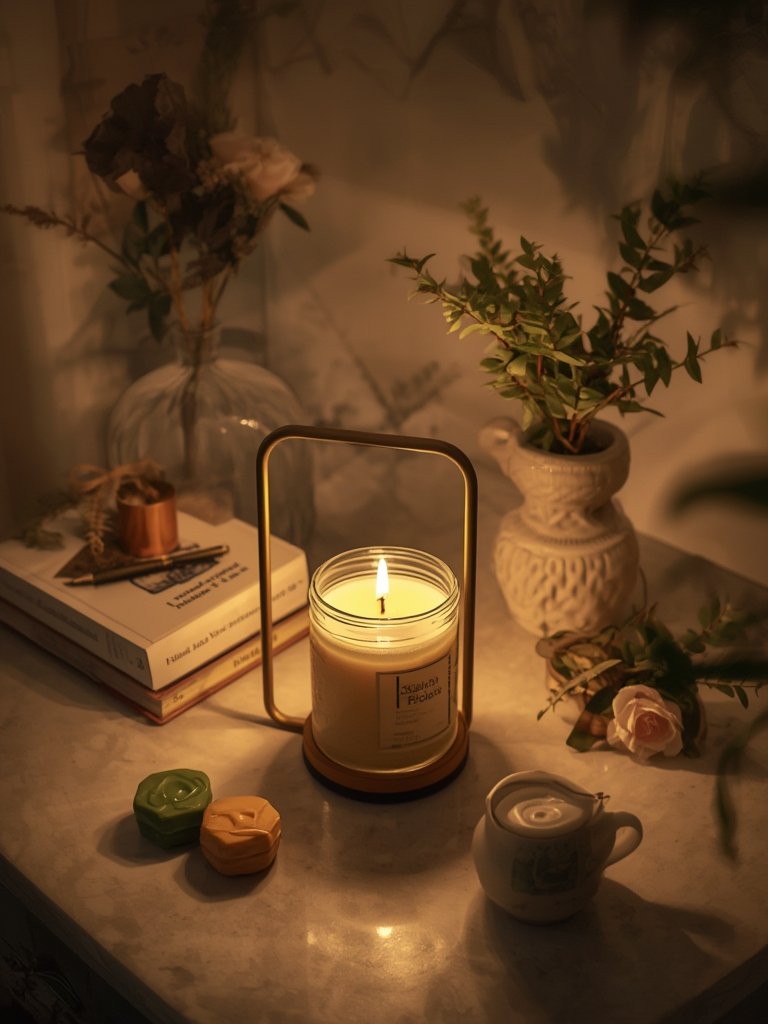 Best Candle Warmer for Home Fragrance and Safe Flameless Decor (2026) 2 candle warmer in action